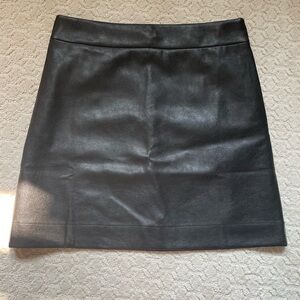 J. Crew faux leather skirt